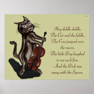 Affiche Le Chat et le Violon