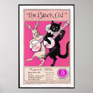 Affiche Le chat noir
