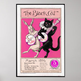 Affiche Le chat noir