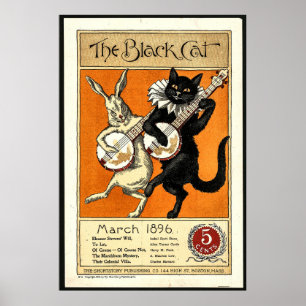 Affiche Le chat noir