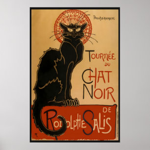 Affiche Le Chat Noir – Art de Théophile Steinlen