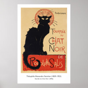 Affiche "Le Chat Noir"   Steinlen 1896   Art nouveau