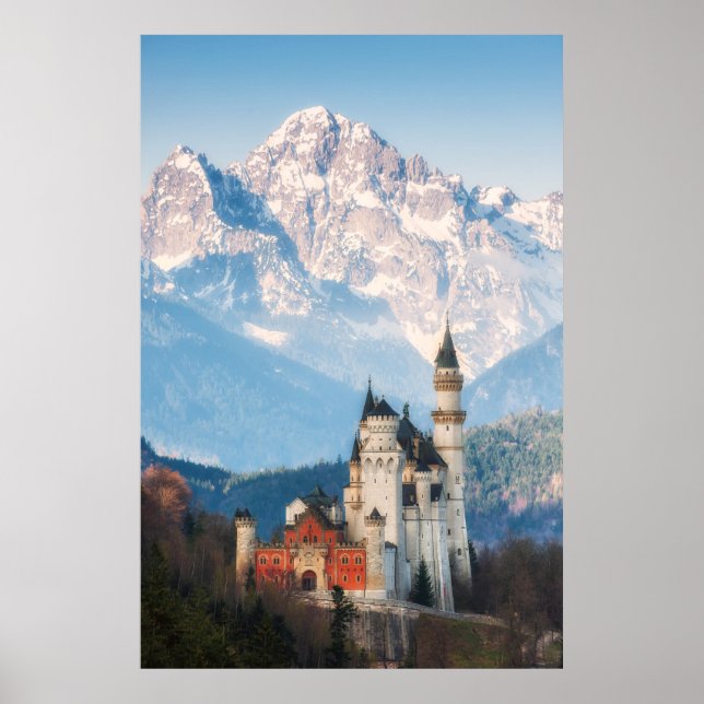 Affiche Le château de Neuschwanstein (Devant)