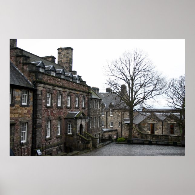 Affiche Le château d'Édimbourg (Devant)