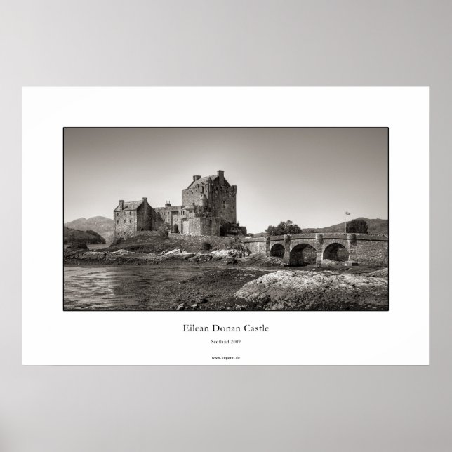 Affiche Le château Eilean Donan (Devant)