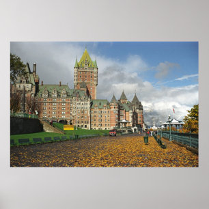 Affiche Le Chateau Frontenac, Québec, Canada