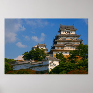 Affiche le château himeji