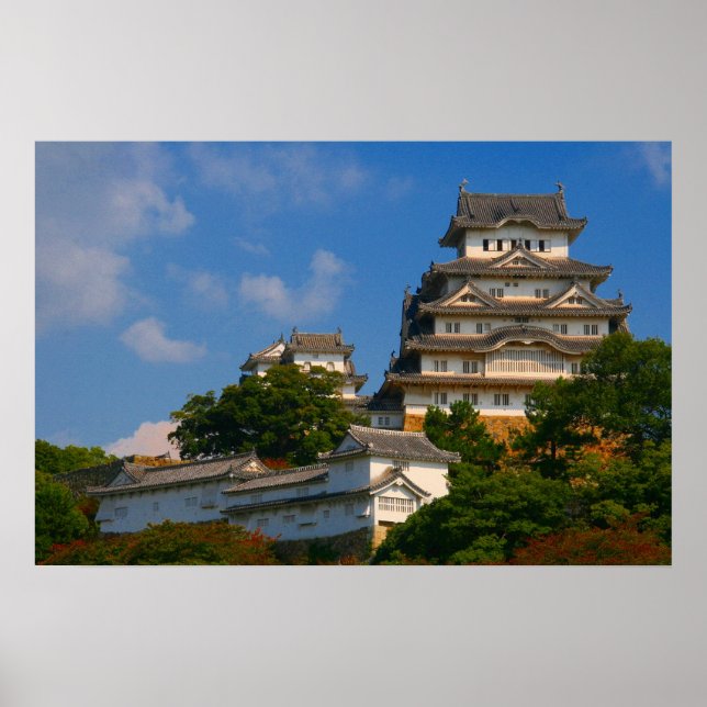 Affiche le château himeji (Devant)