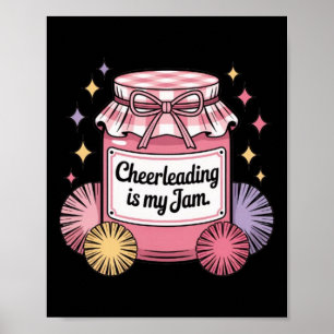 Affiche Le Cheerleading Est Mon Pot Vintage