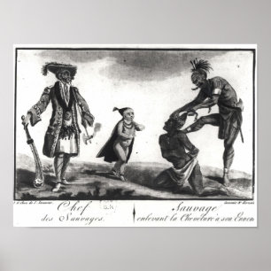 Affiche Le chef des Savages à l'échelle de son ennemi