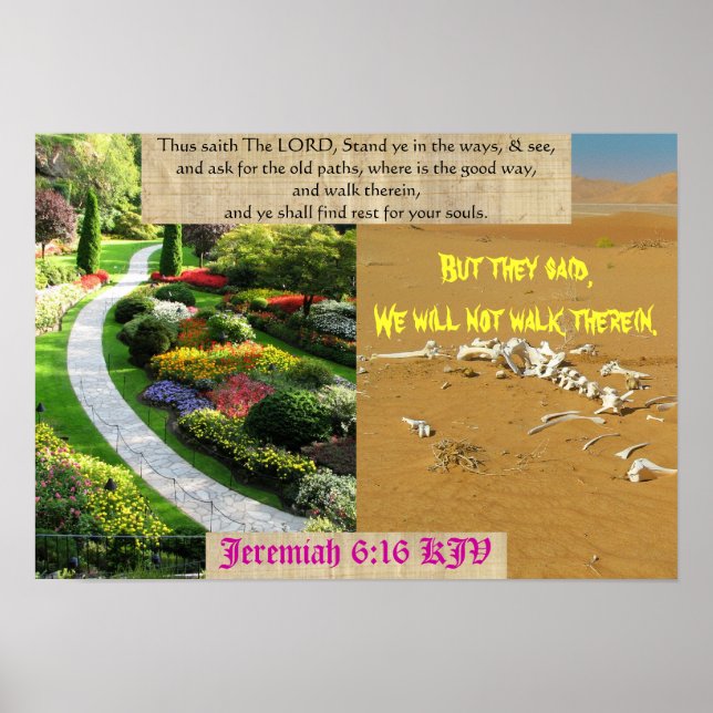 Affiche Le Chemin. (Devant)