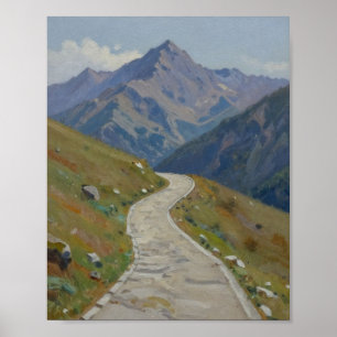 Affiche Le chemin ascendant : un voyage à travers la lumiè