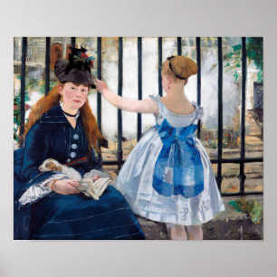 Affiche Le Chemin de fer, Edouard Manet