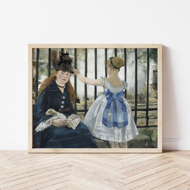 Affiche Le chemin de fer | Édouard Manet (Créateur téléchargé)