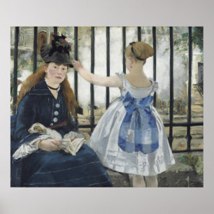 Affiche Le Chemin de fer par Edouard Manet