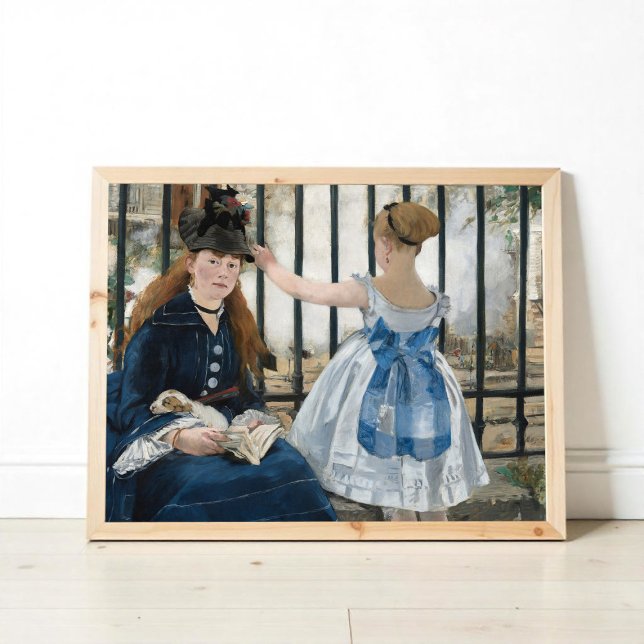 Affiche Le Chemin de fer par Édouard Manet, Art (Créateur téléchargé)
