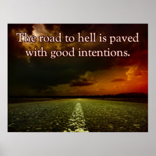 Affiche Le Chemin De L'Enfer