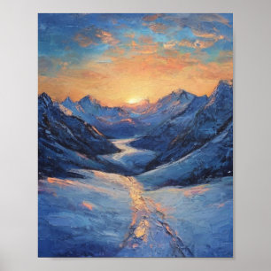 Affiche Le chemin doré : un réveil glaciaire au milieu de