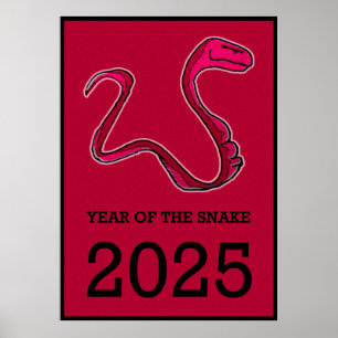 Affiche Le chemin du serpent : l'art du Nouvel An lunaire