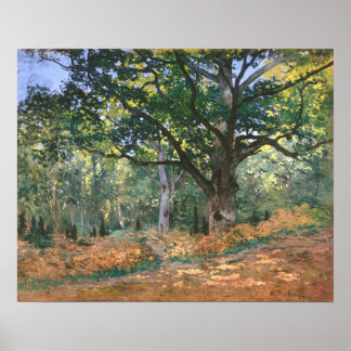 Affiche Le chêne de Bodmer, Forêt de Fontainebleau (1865)