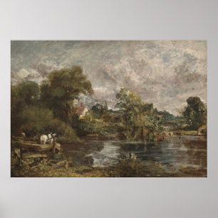 Affiche Le Cheval Blanc - John Constable (1819)