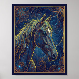 Affiche Le Cheval Bleu Rêve