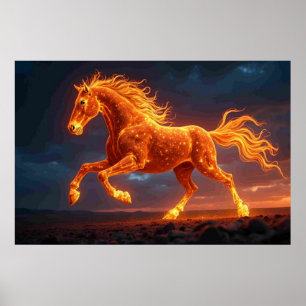 Affiche Le Cheval de feu