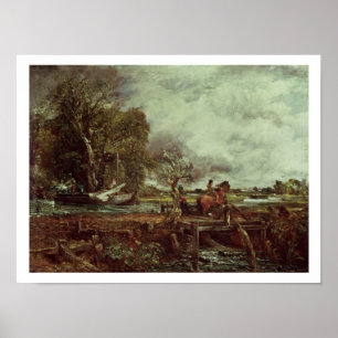 Affiche Le cheval de saut, c.1825 (huile sur la toile)