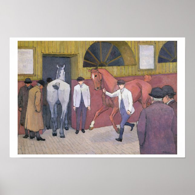 Affiche Le Cheval Mart (huile sur toile) (Devant)