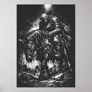 Affiche Le Chevalier Déchu par BurnsInHell