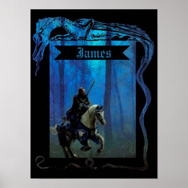 Affiche Le Chevalier Solitaire : Un Voyage à Travers la Br (Devant)