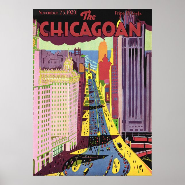 AFFICHE LE CHICAGOAN (Devant)
