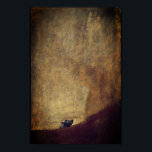 Affiche Le chien (El Perro) - par Francisco Goya<br><div class="desc">Le chien (espagnol : El Perro) est le nom généralement donné à une peinture de l'artiste espagnol Francisco Goya, maintenant au Museo del Prado, Madrid. Il montre la tête d'un chien qui regarde vers le haut. Le chien lui-même est presque perdu dans l'immensité du reste de l'image, qui est vide...</div>