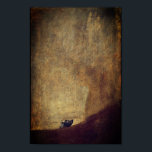 Affiche Le chien (El Perro) - par Francisco Goya<br><div class="desc">Le chien (espagnol : El Perro) est le nom généralement donné à une peinture de l'artiste espagnol Francisco Goya, maintenant au Museo del Prado, Madrid. Il montre la tête d'un chien qui regarde vers le haut. Le chien lui-même est presque perdu dans l'immensité du reste de l'image, qui est vide...</div>