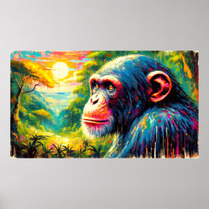 Affiche Le chimpanzé oriental 3