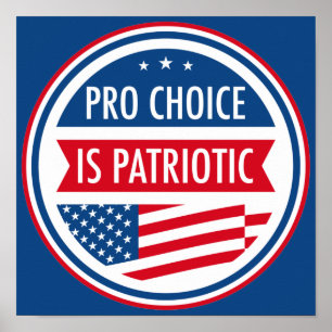 Affiche Le choix est patriotique Liberté des femmes améric