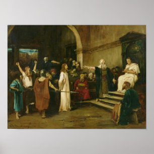 Affiche Le Christ avant Pilate, 1880