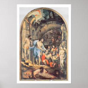 Affiche Le Christ dans le vide, c.1530-35 (panneau)