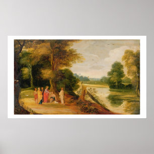 Affiche Le Christ guérissant l'homme aveugle