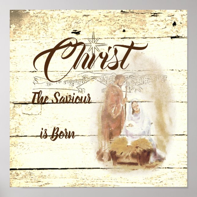 Affiche Le Christ Sauveur est né  (Devant)