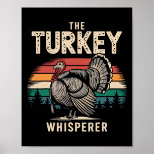 Affiche Le chuchoteur de dinde de Thanksgiving