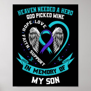 Affiche Le Ciel Avait Besoin D'Un Héros Que Dieu A Pris Mo
