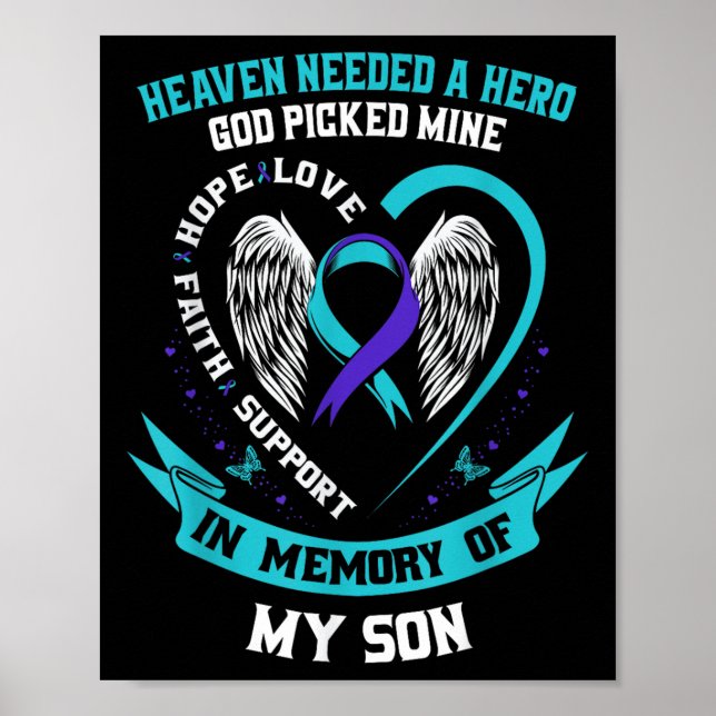 Affiche Le Ciel Avait Besoin D'Un Héros Que Dieu A Pris Mo (Devant)
