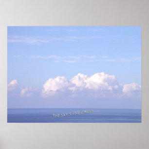 Affiche "Le ciel est la limite"