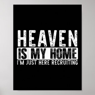 Affiche Le Ciel Est Ma Maison Foi Religieuse Chrétienne Jé