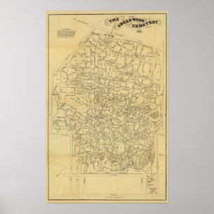 Affiche Le cimetière de bois vert