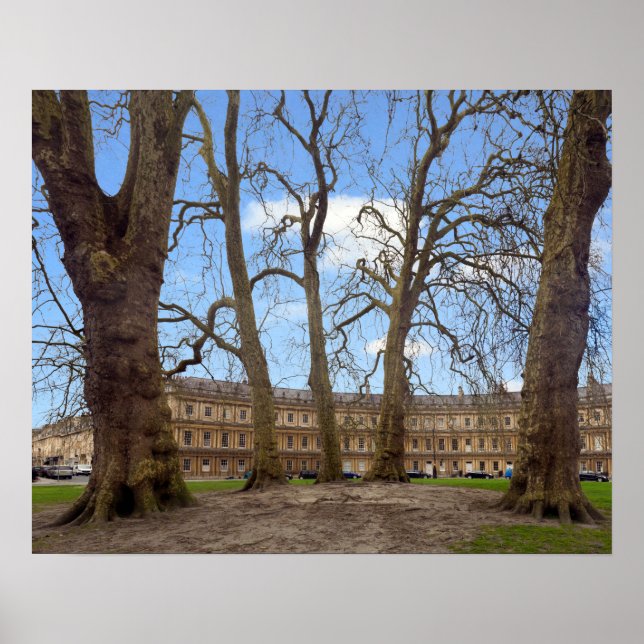 Affiche Le Cirque, ville de Bath. (Devant)