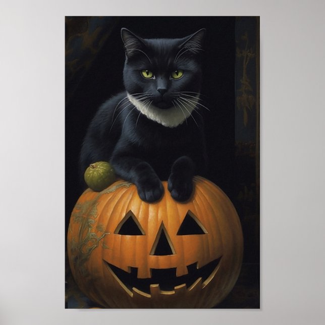 Affiche Le Citrouille des chats noirs (Devant)