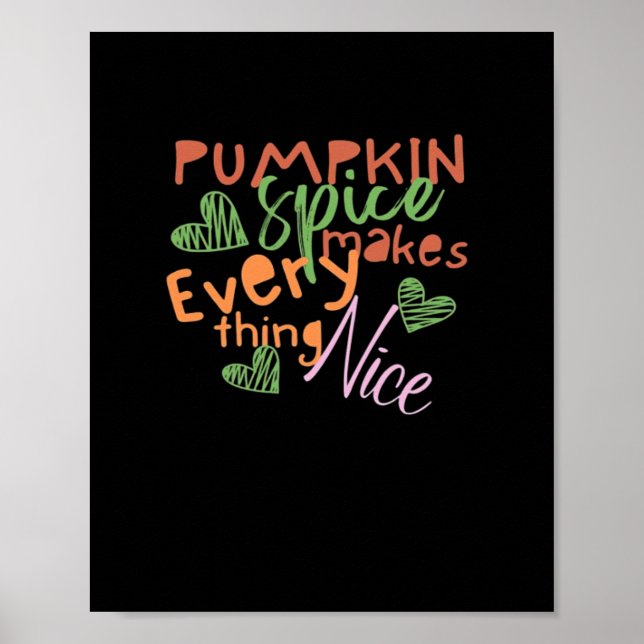 Affiche Le citrouille Spice Rend Tout Beau Essentiel (Devant)