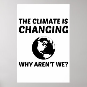 AFFICHE LE CLIMAT CHANGE